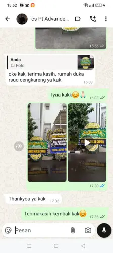 Testimonial Papan Bunga Pernikahan nengkelan