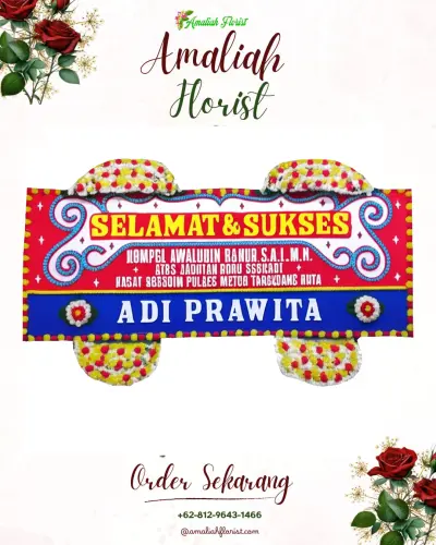 Karangan Bunga Ucapan Selamat nengkelan
